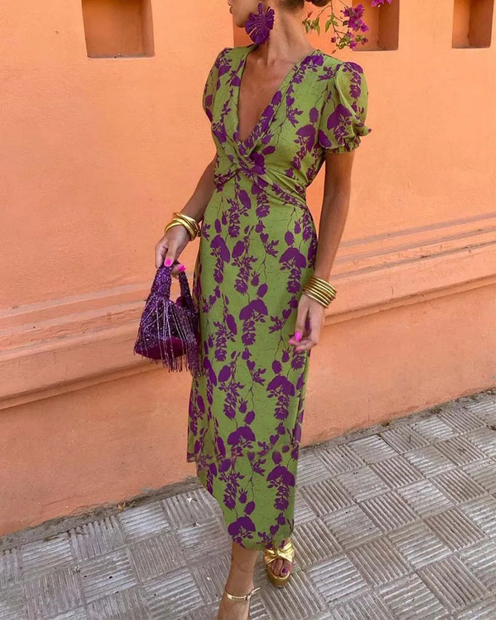 Amara™ — Floral Summer Maxi Dress