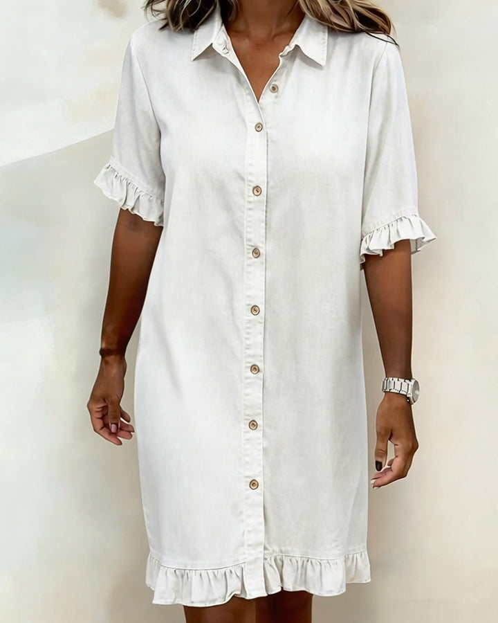 Harper™ | Relaxed Button Shirt Dress