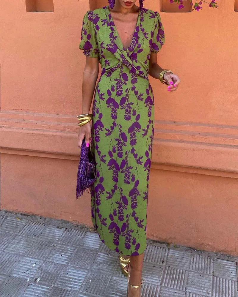 Amara™ — Floral Summer Maxi Dress