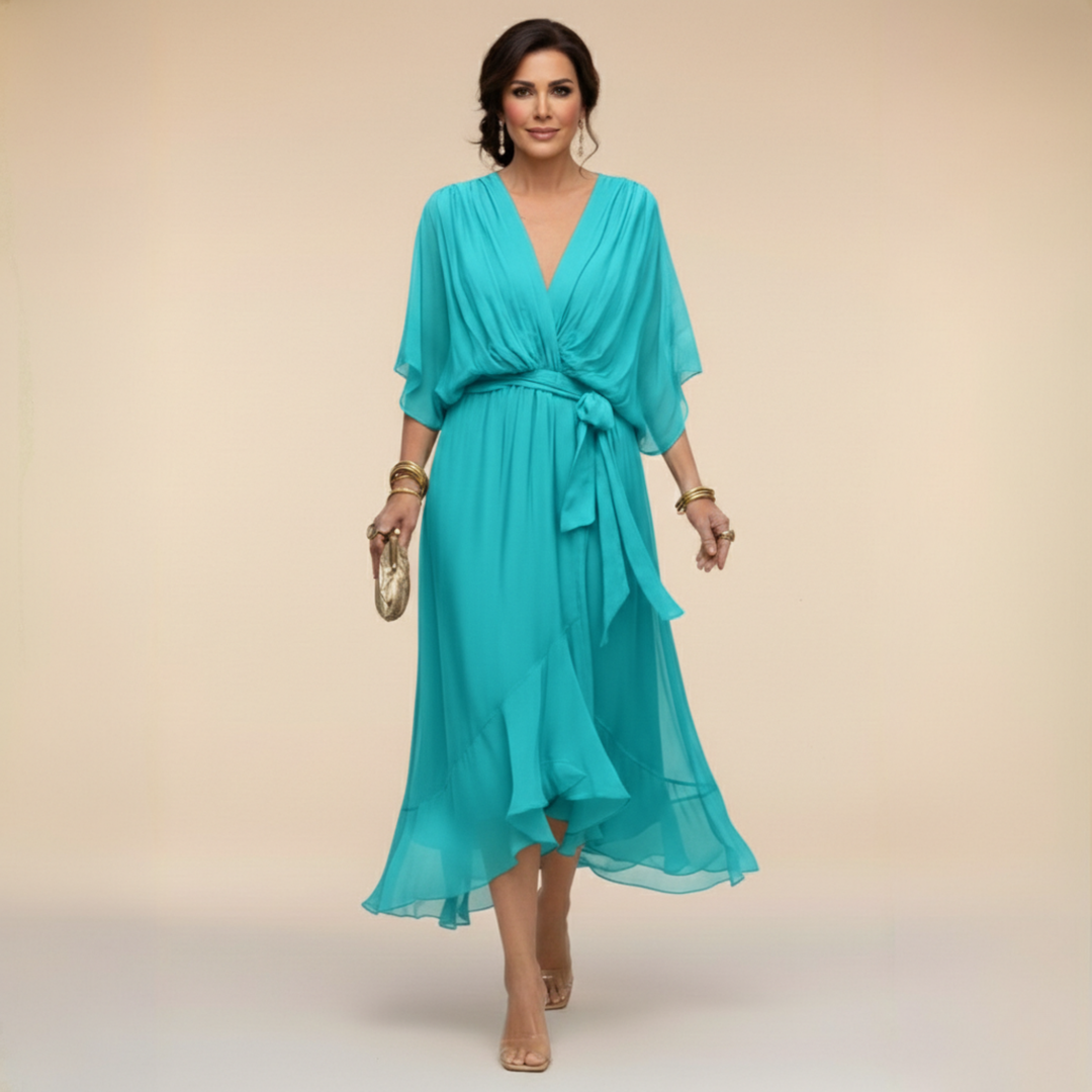 Liora™ — Graceful Summer Midi Dress