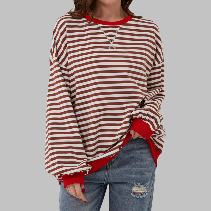 Avery™ | Soft Striped Long Sleeve Top