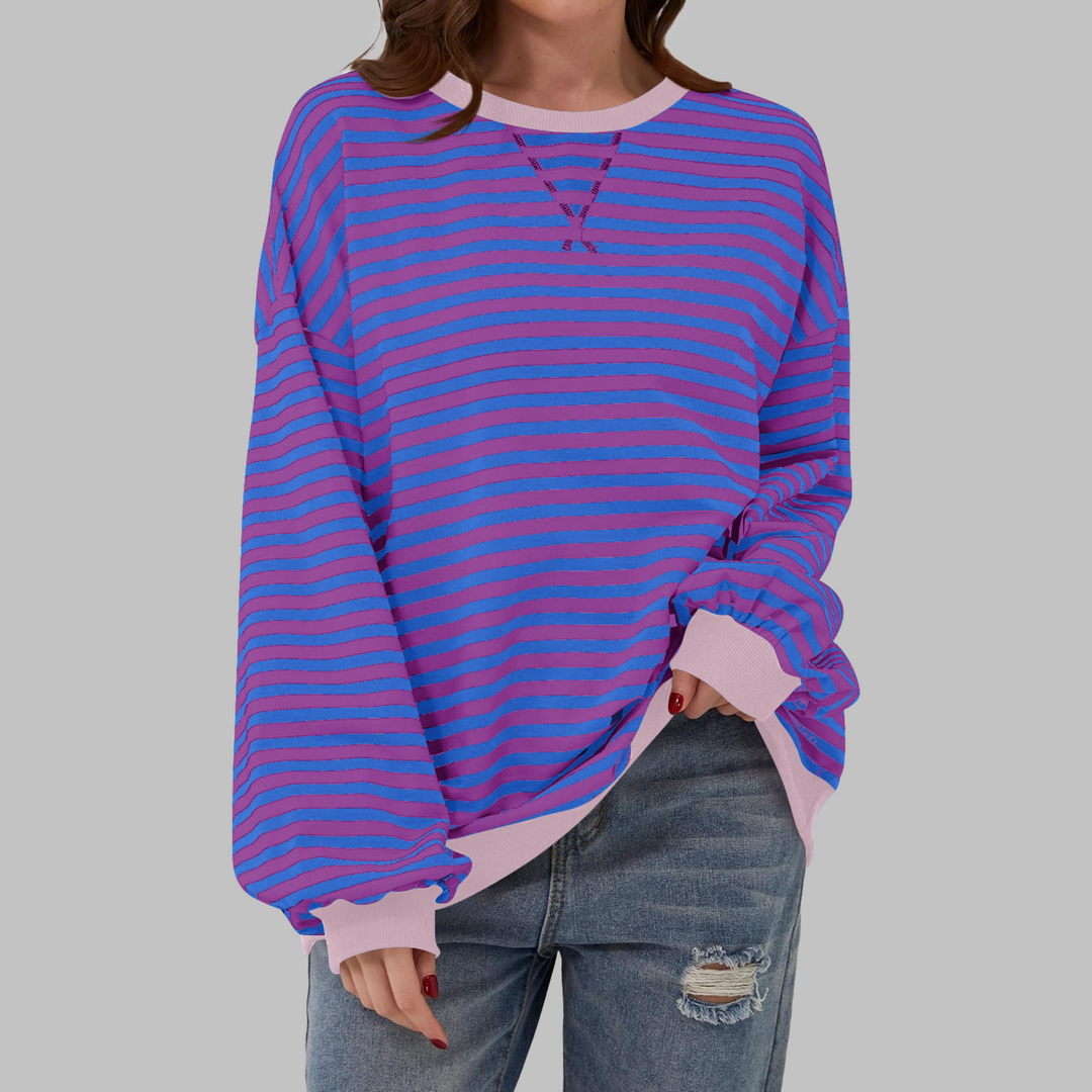 Avery™ | Soft Striped Long Sleeve Top