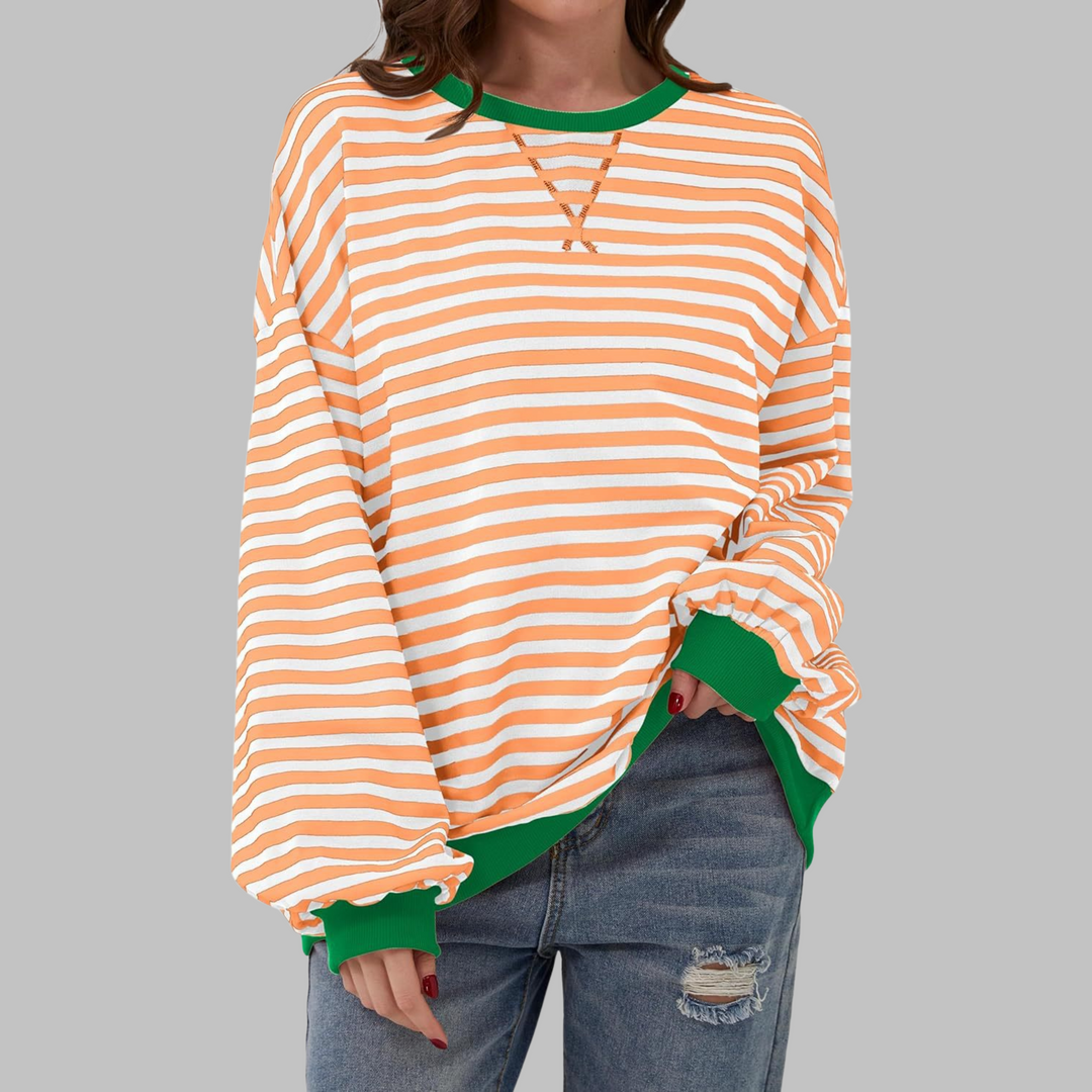 Avery™ | Soft Striped Long Sleeve Top