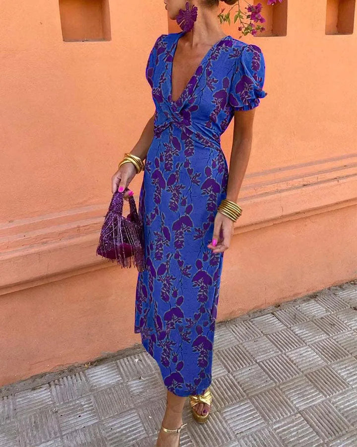 Amara™ — Floral Summer Maxi Dress
