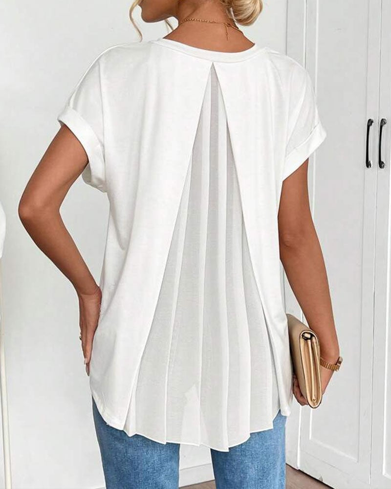Elara | Flowy Back-Drape Top