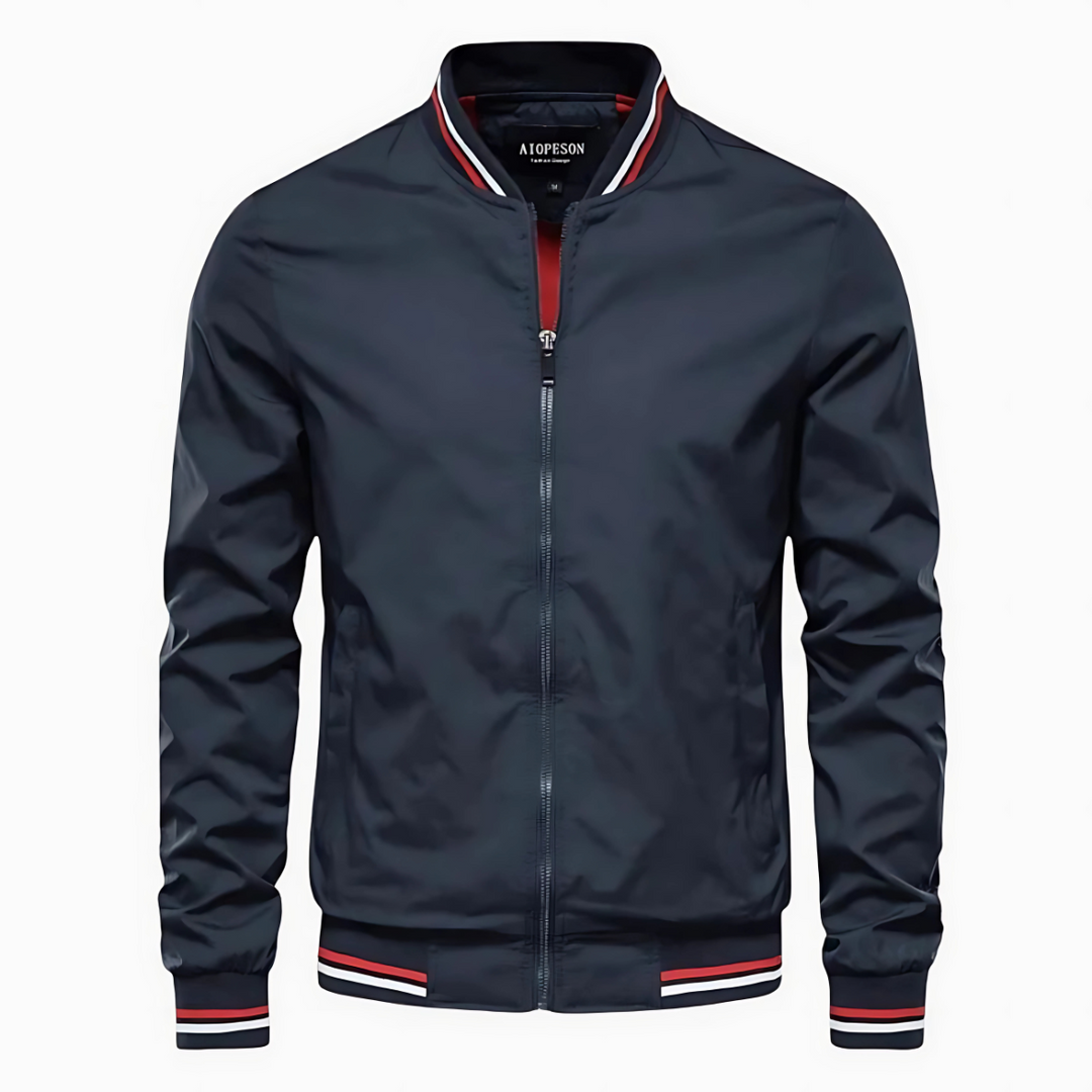 Chris | Casual Zip Bomber Jacket