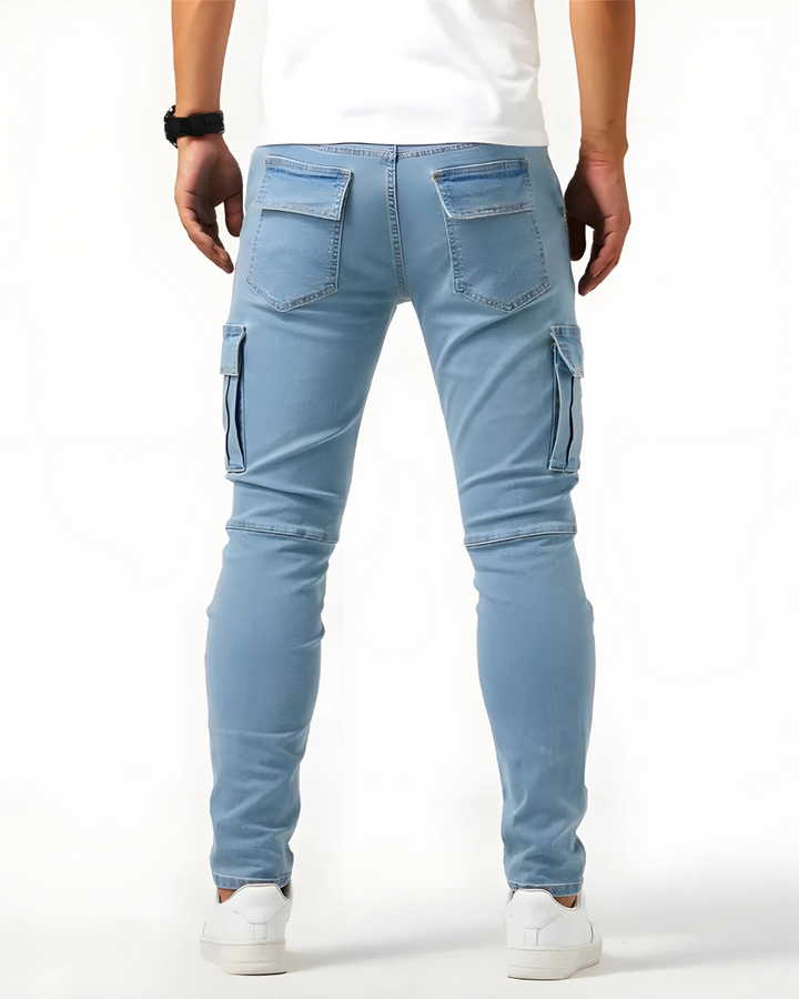 Axel | Slim Fit Stretch Cargo Pants