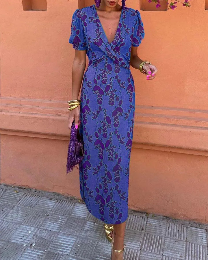 Amara™ — Floral Summer Maxi Dress