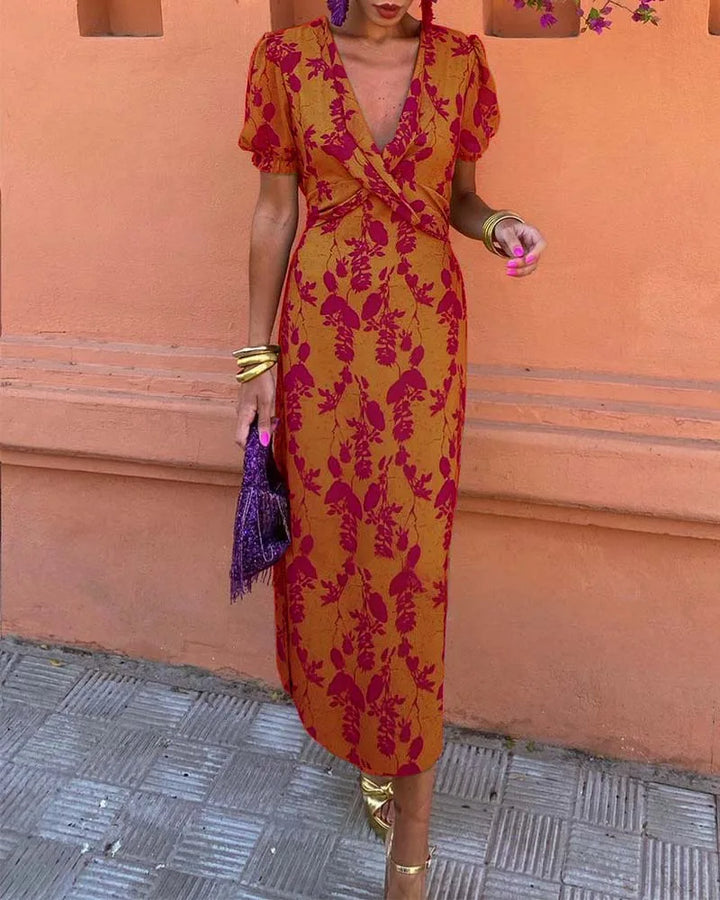 Amara™ — Floral Summer Maxi Dress