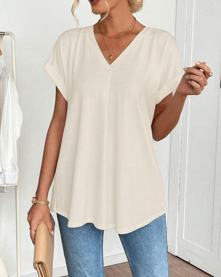 Elara | Flowy Back-Drape Top