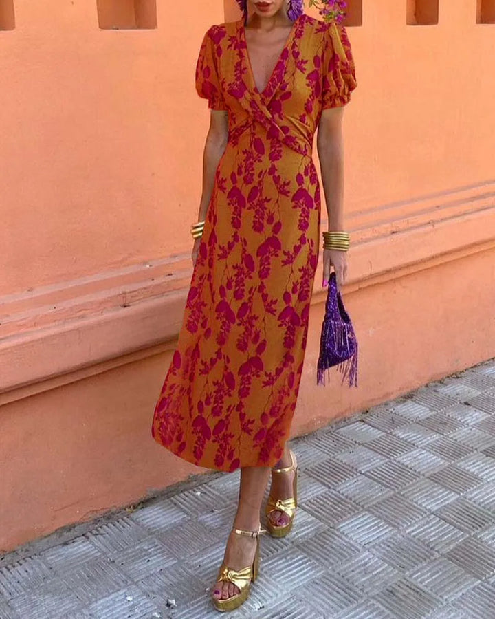 Amara™ — Floral Summer Maxi Dress