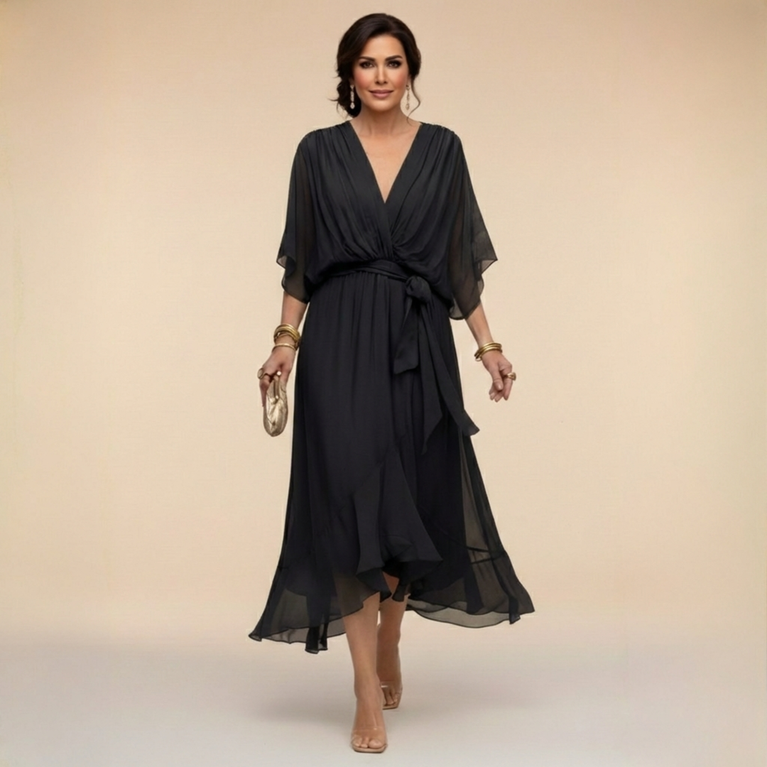 Liora™ — Graceful Summer Midi Dress