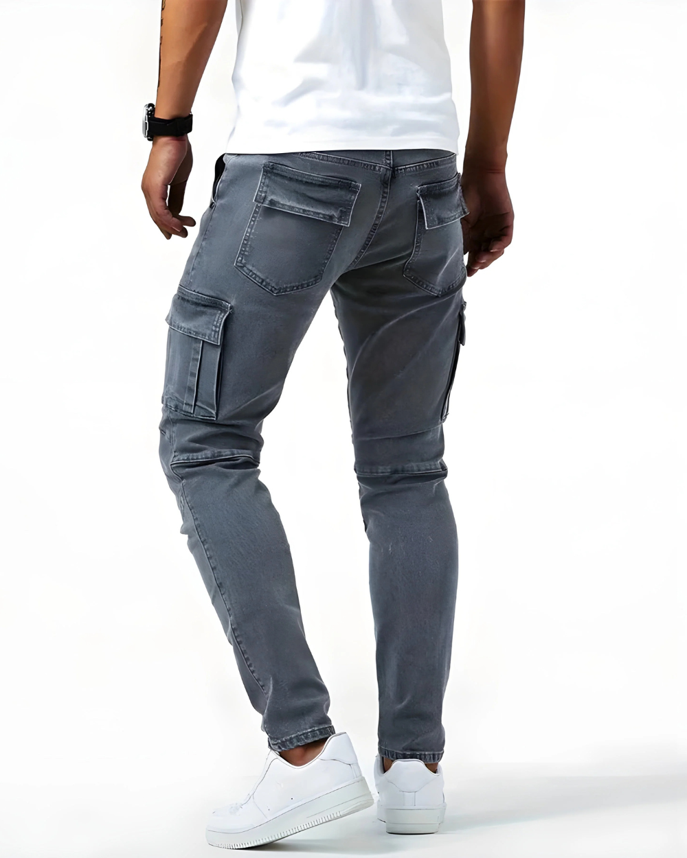 Axel | Slim Fit Stretch Cargo Pants