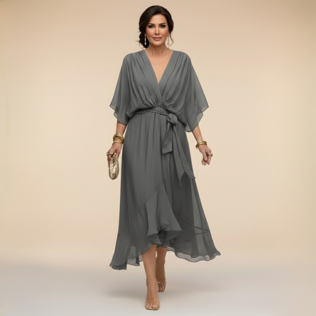 Liora™ — Graceful Summer Midi Dress
