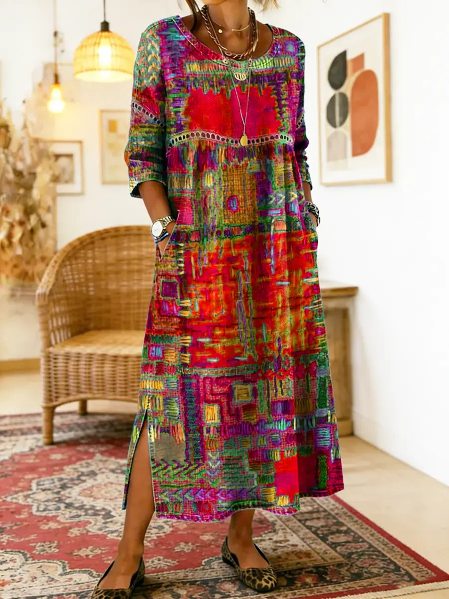 Amelia™ | Vibrant Boho Dress