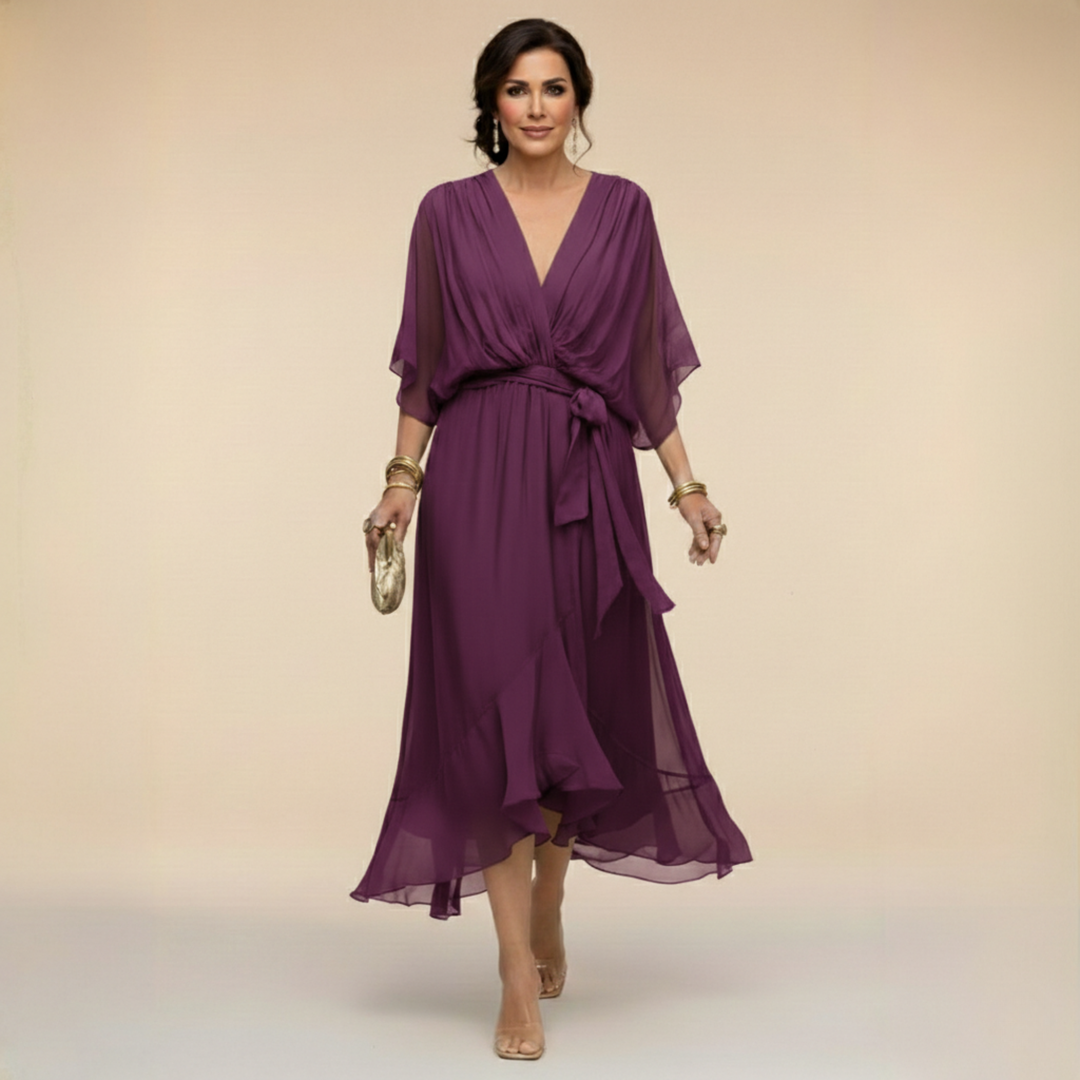 Liora™ — Graceful Summer Midi Dress