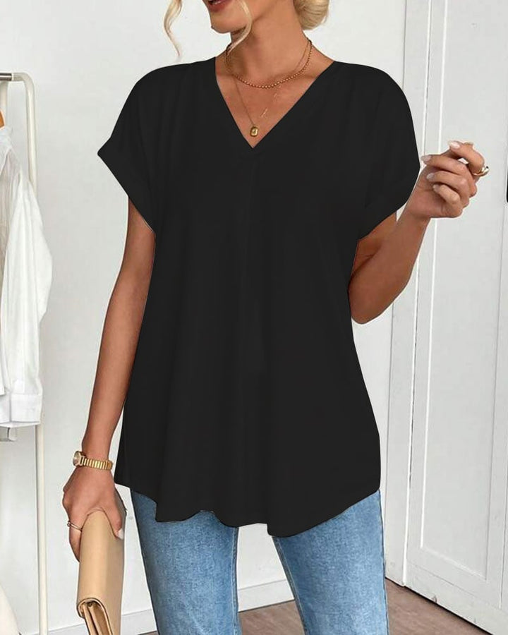 Elara | Flowy Back-Drape Top