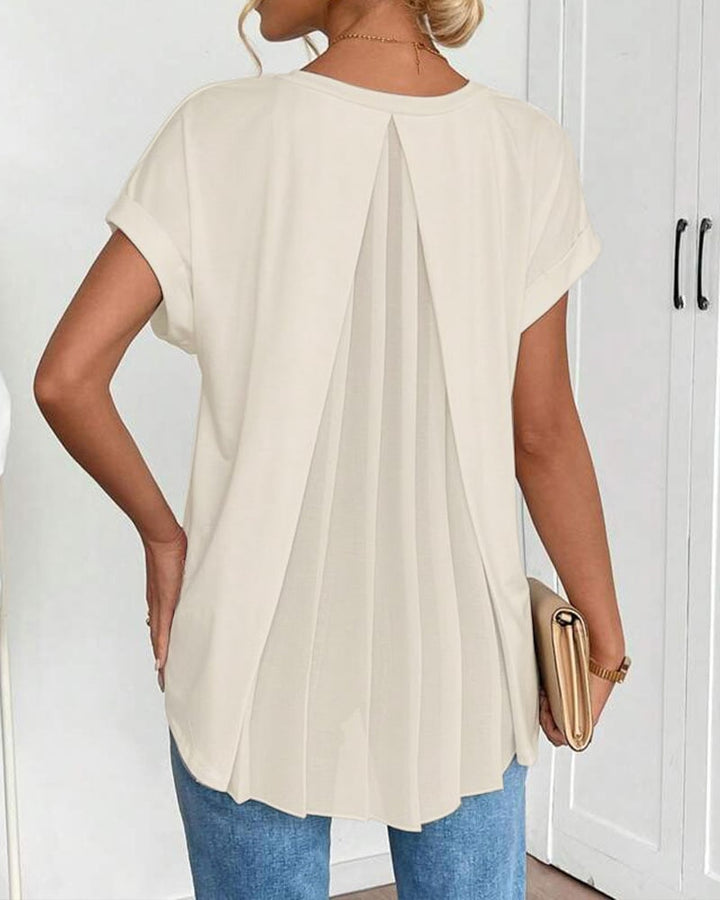 Elara | Flowy Back-Drape Top
