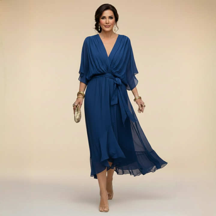Liora™ — Graceful Summer Midi Dress