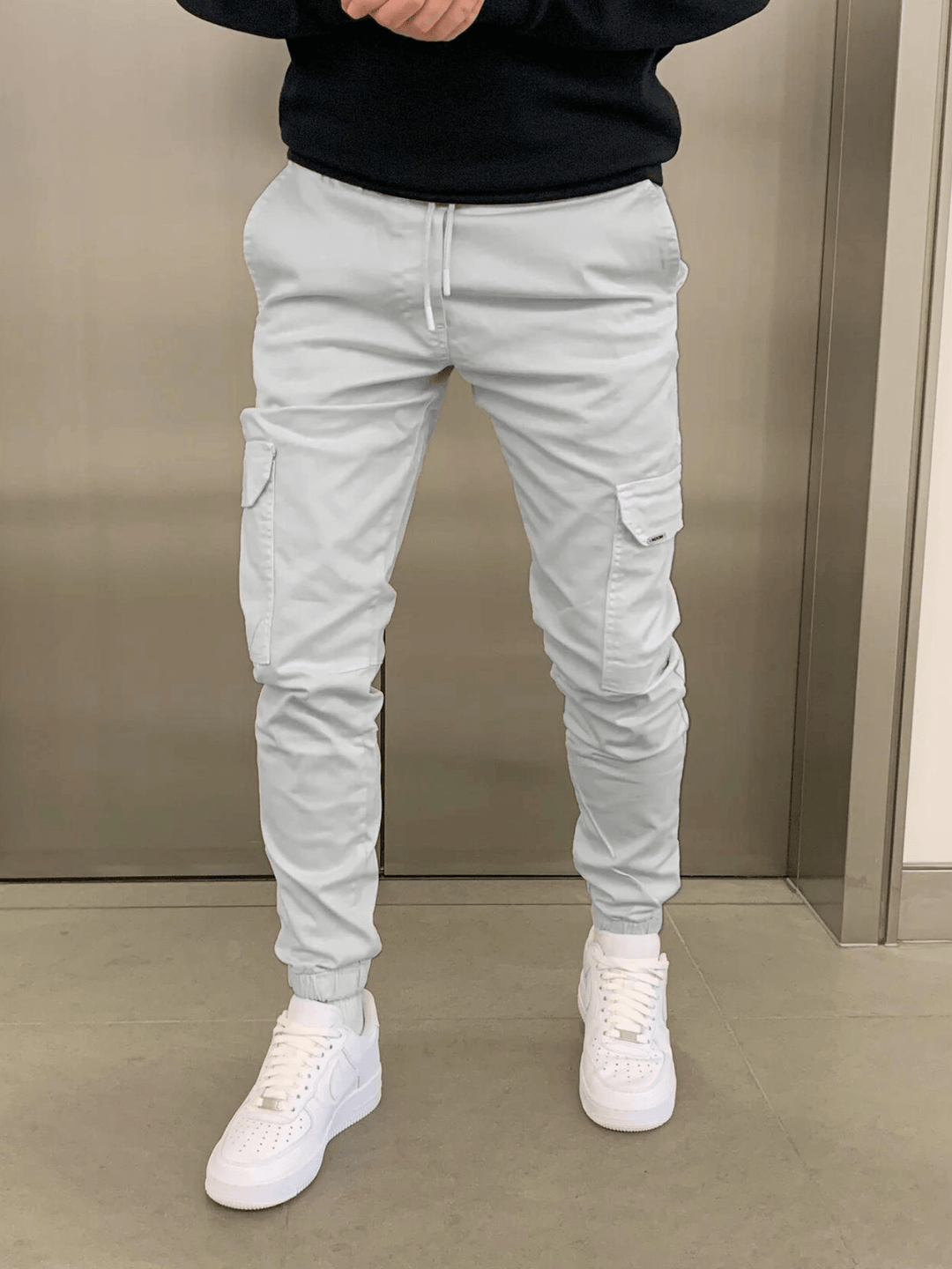 Laurent | Slim Fit Cargo Joggers