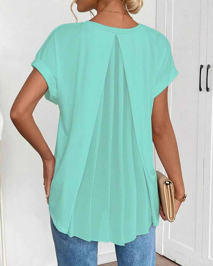 Elara | Flowy Back-Drape Top
