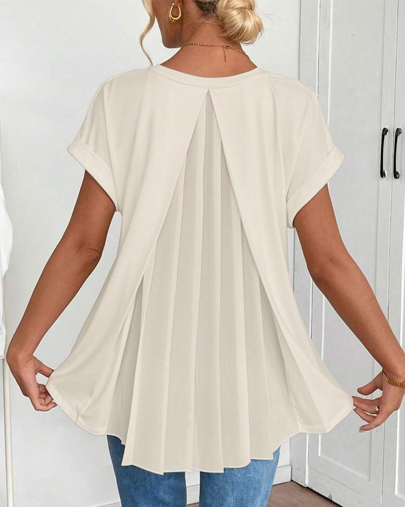 Elara | Flowy Back-Drape Top