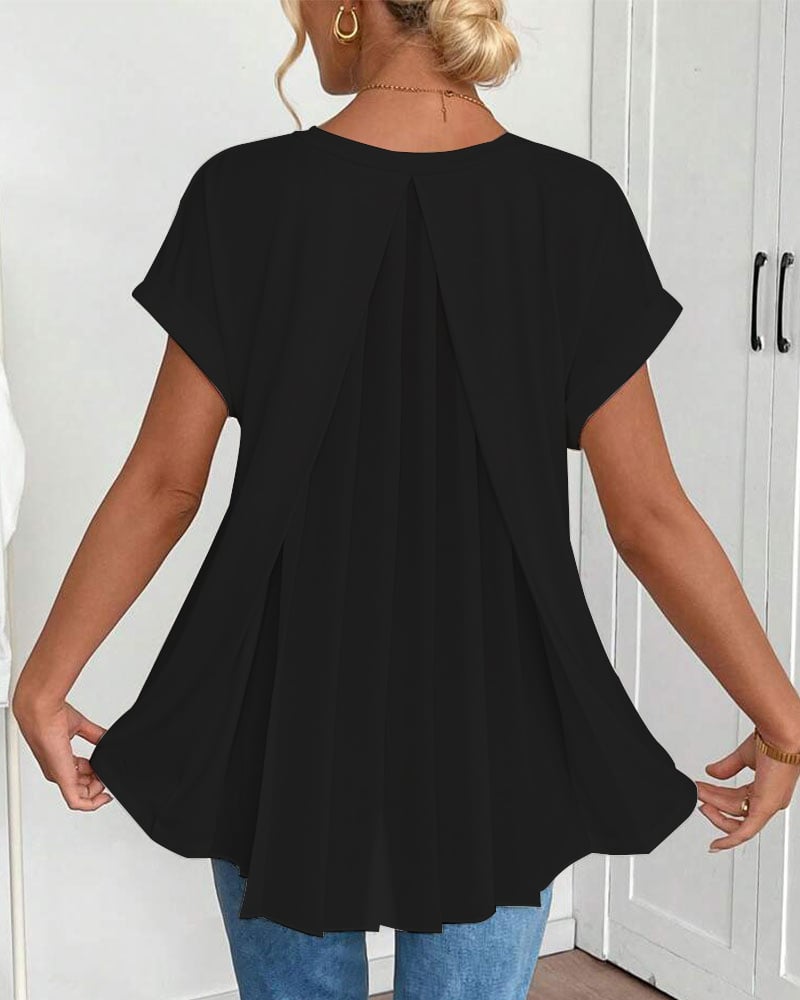 Elara | Flowy Back-Drape Top