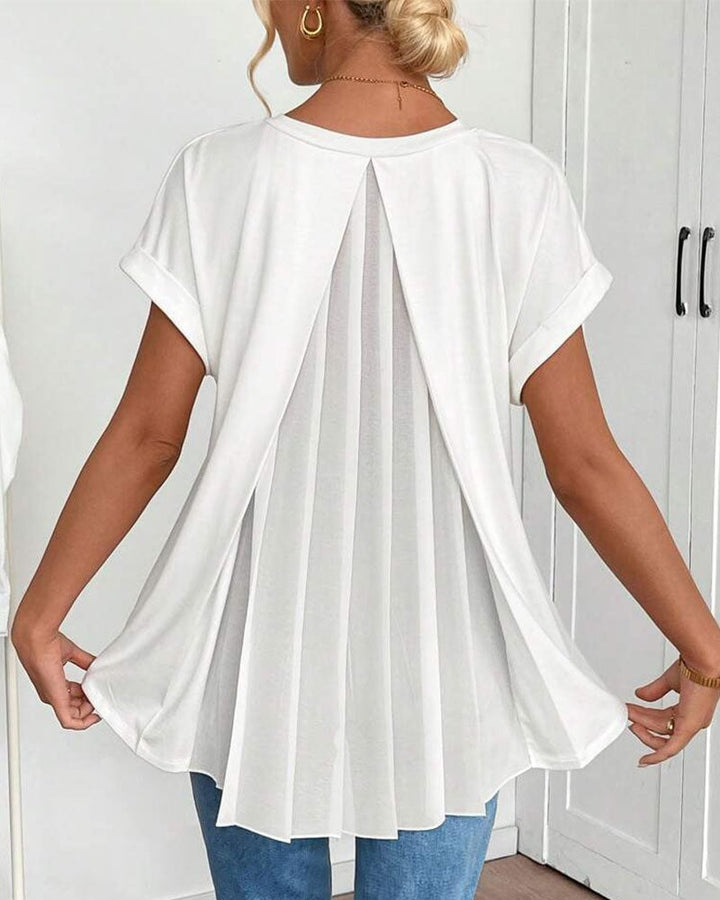 Elara | Flowy Back-Drape Top