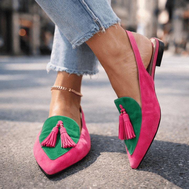 Lorena™ | Chic Tassel Strap Sandals