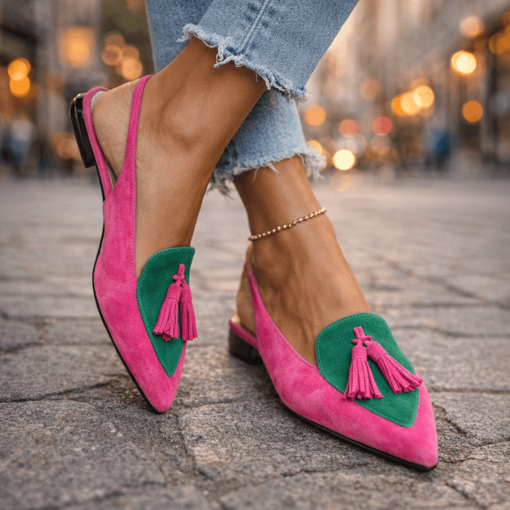 Lorena™ | Chic Tassel Strap Sandals