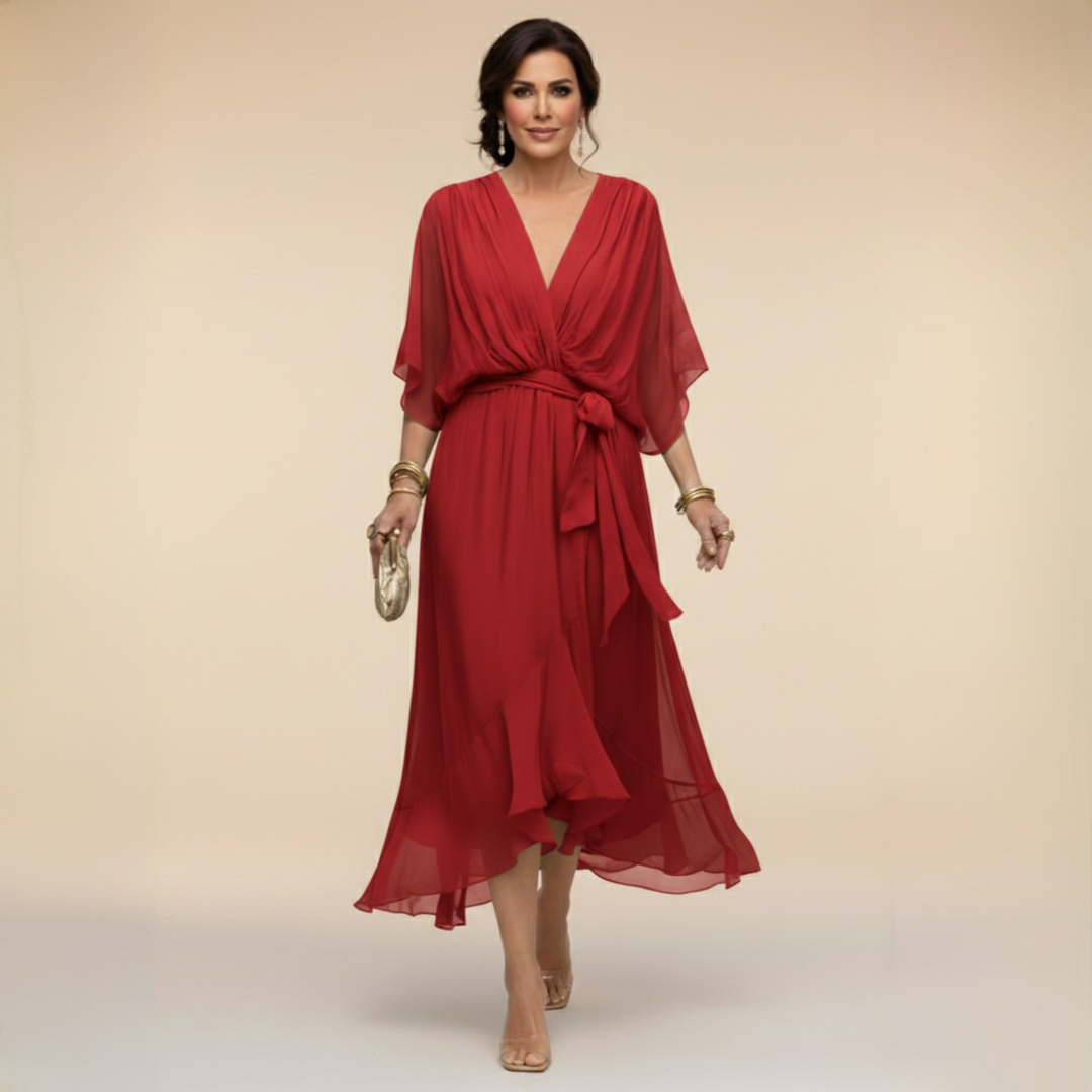 Liora™ — Graceful Summer Midi Dress