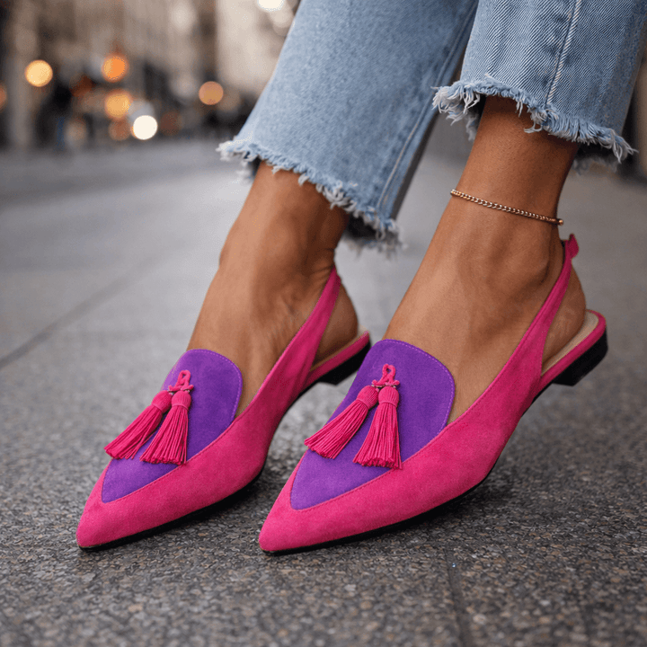 Lorena™ | Chic Tassel Strap Sandals