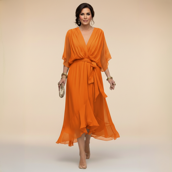 Liora™ — Graceful Summer Midi Dress