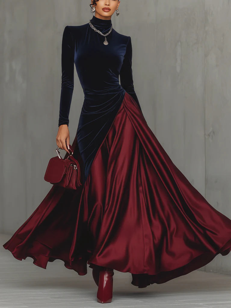Brenna™ Elegant Suede Dress – Mason & rowe