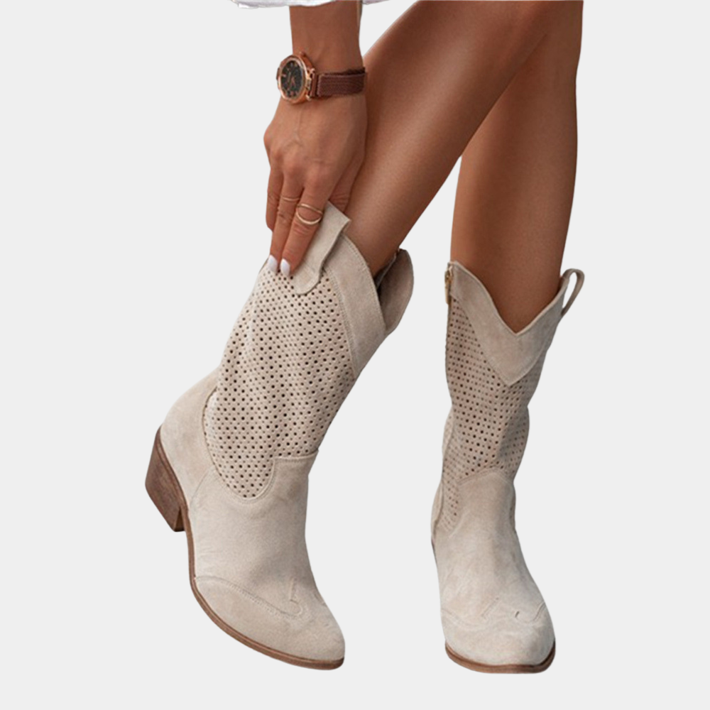 Rachelle™ Cowboy Style Orthopedic Boots