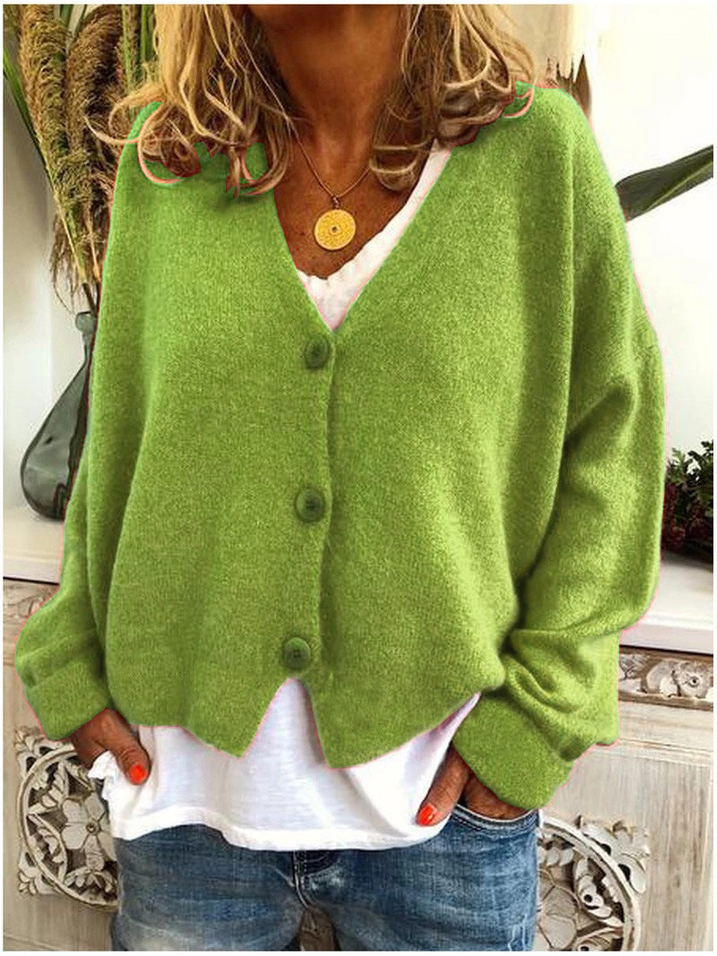 Harper | Cozy Button Knit Cardigan