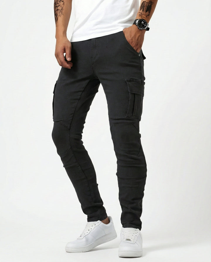 Axel | Slim Fit Stretch Cargo Pants