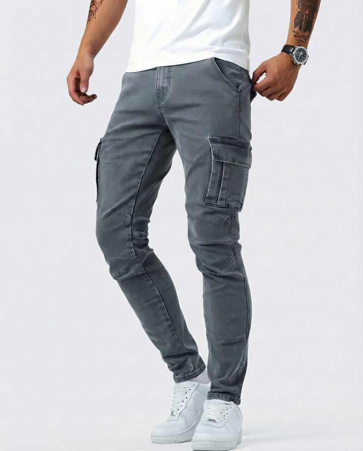 Axel | Slim Fit Stretch Cargo Pants