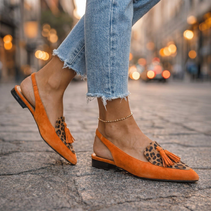 Lorena™ | Chic Tassel Strap Sandals