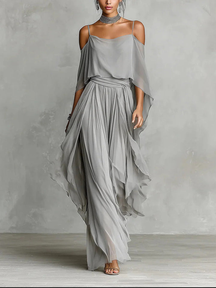 Selene | Elegant Flowing Maxi Dress
