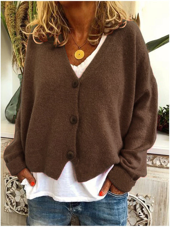 Harper | Cozy Button Knit Cardigan