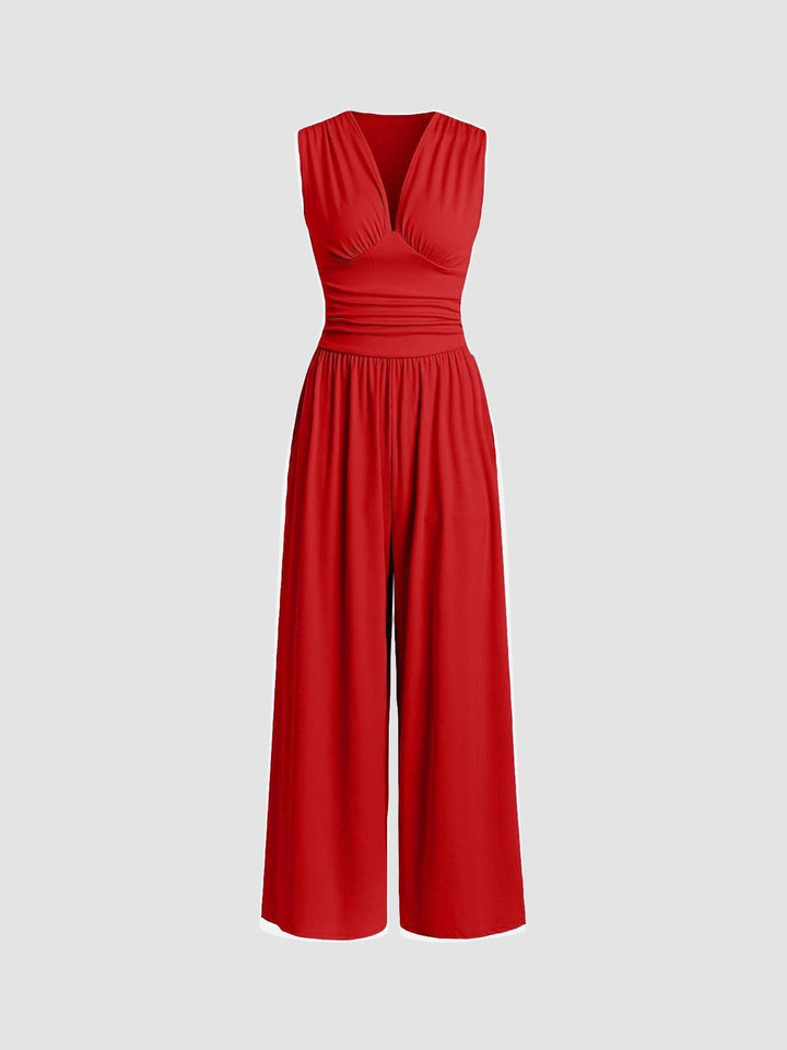 Amara | Sleeveless Flow Jumpsuit