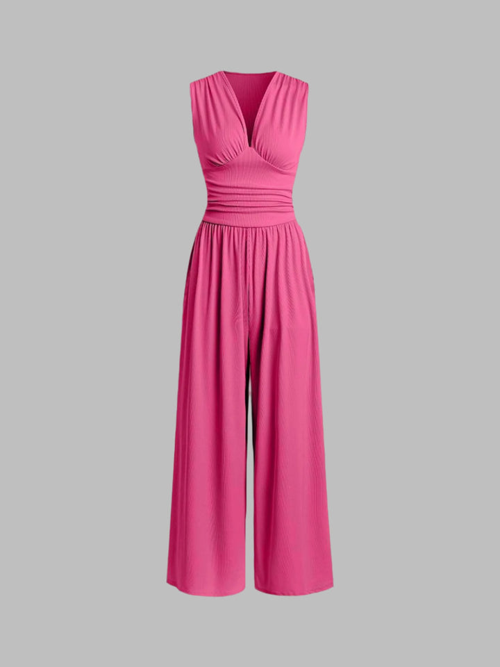 Amara | Sleeveless Flow Jumpsuit