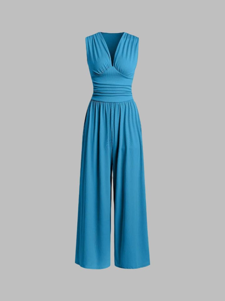 Amara | Sleeveless Flow Jumpsuit