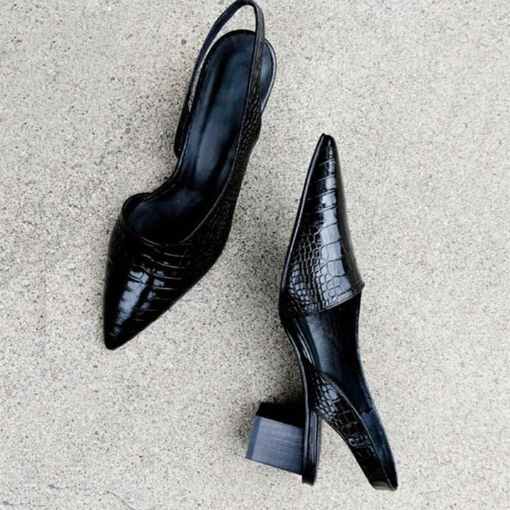 Valentina | Elegant Comfort Slingback Heels