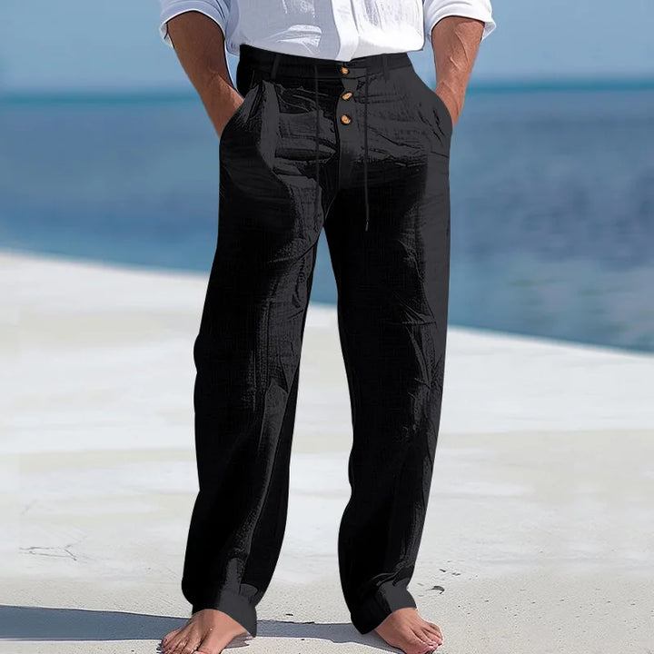 Emile | Summer Button Waist Trousers