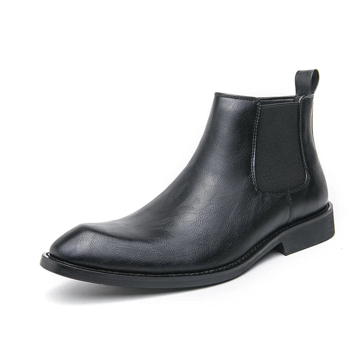Daniel™ - Leather Chelsea boots with zipper