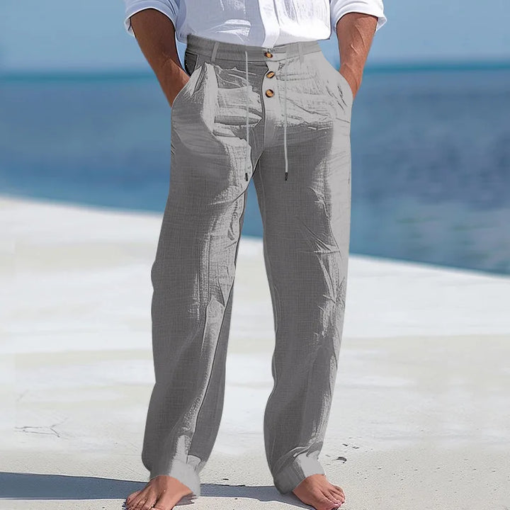 Emile | Summer Button Waist Trousers
