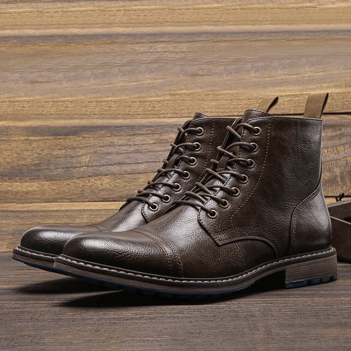 Conor | Fashion style leather ankle boots