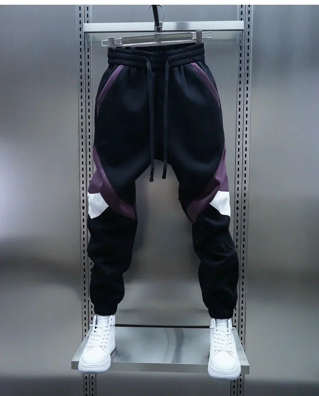 Alan | Modern Contrast Panel Joggers